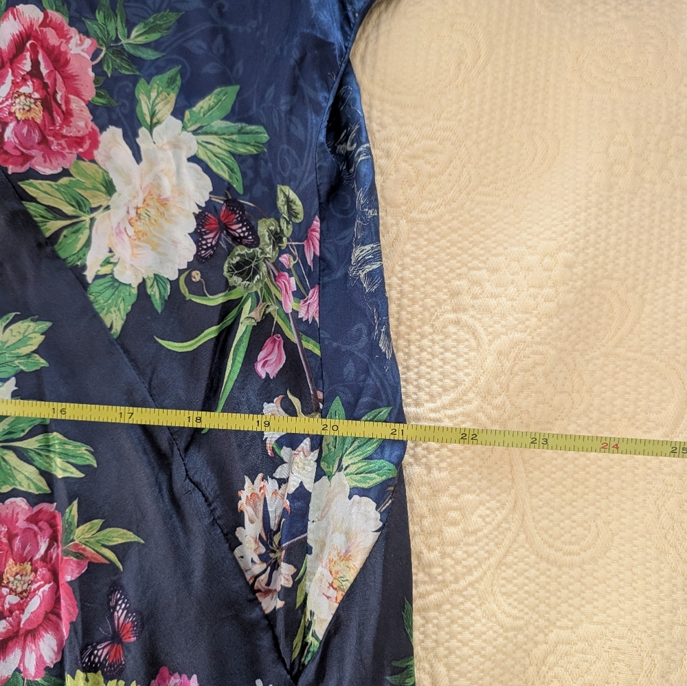 Johnny Was Floral V-Neck Midi/Maxi Dress - Picture 9 of 10